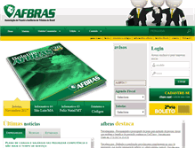 Tablet Screenshot of afbras.org.br